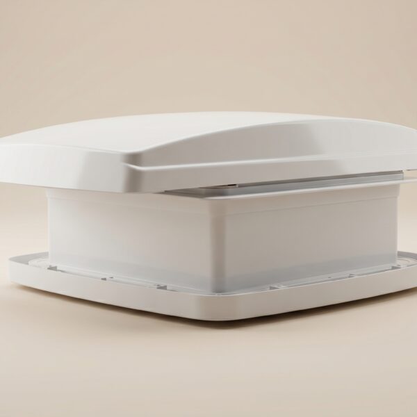 RV Roof Vent Fan 12V 400x400 mm 43R R10 Certified White